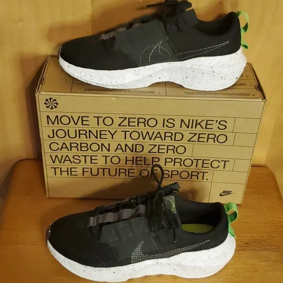 Nike Crater Impact Sneakers sz 8.5M are NWT  black/gray/green/white. - Picture 8 of 14